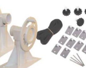 Polea para enrollar sin tubo